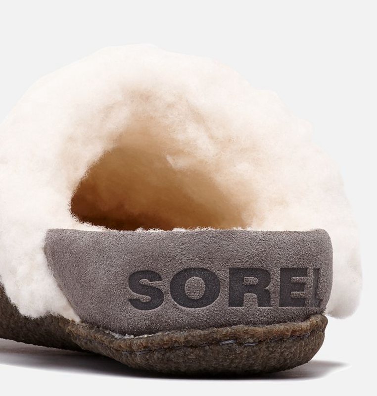 Womens Slippers Grey - Sorel Nakiska™ II - 673-AVTGOF